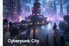 Cyberpunk city art